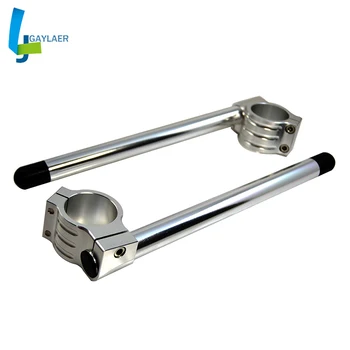 

Motorcycle Handlebar Racing Adjustable CNC 33 35 37 41 43 45 46 48 50 51 52 53 54 mm Clip On Ons Fork Handlebars Handle Bar