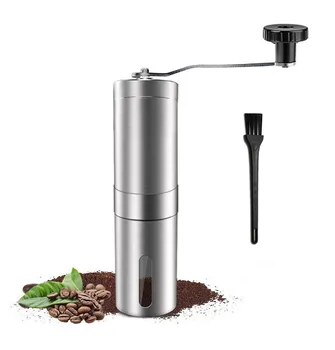 

Manual Coffee Grinder Kitchen Tool Ceramics Core 304 Stainless Steel Hand Burr Mill Grinder Corn Coffee Grinding Machine