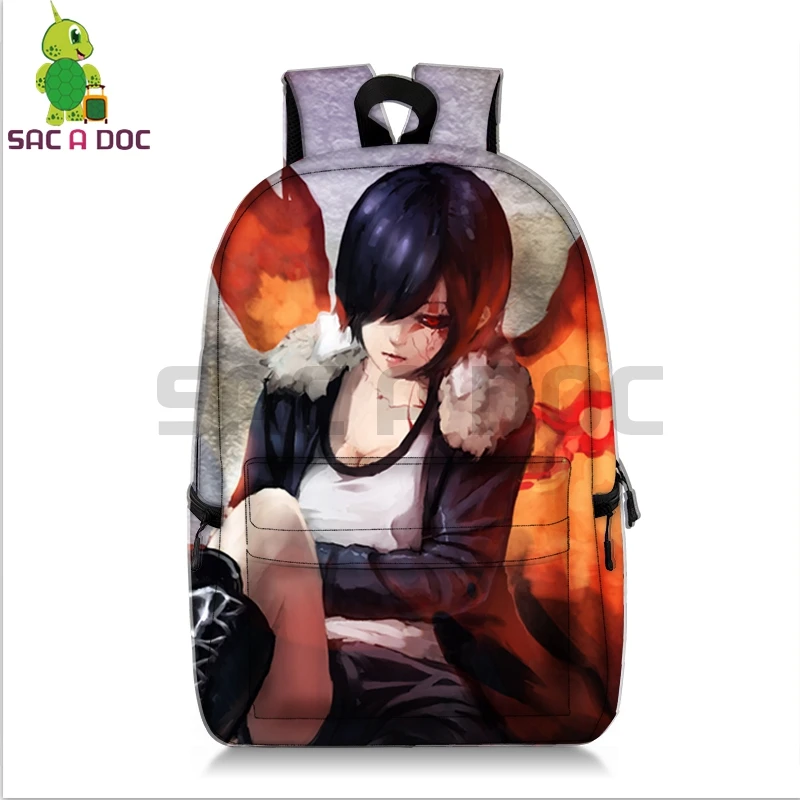 Токийский Гуль Kaneki Ken, школьные сумки для девочек-подростков, рюкзак для ноутбука, рюкзак для путешествий, школьный рюкзак для косплея, сумки на плечо - Цвет: 10
