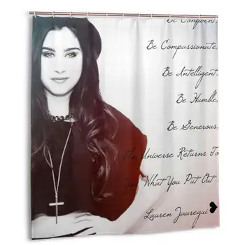 

Lauren Jauregui Shower Curtain with Hooks bathroom Waterproof Polyester Fabric