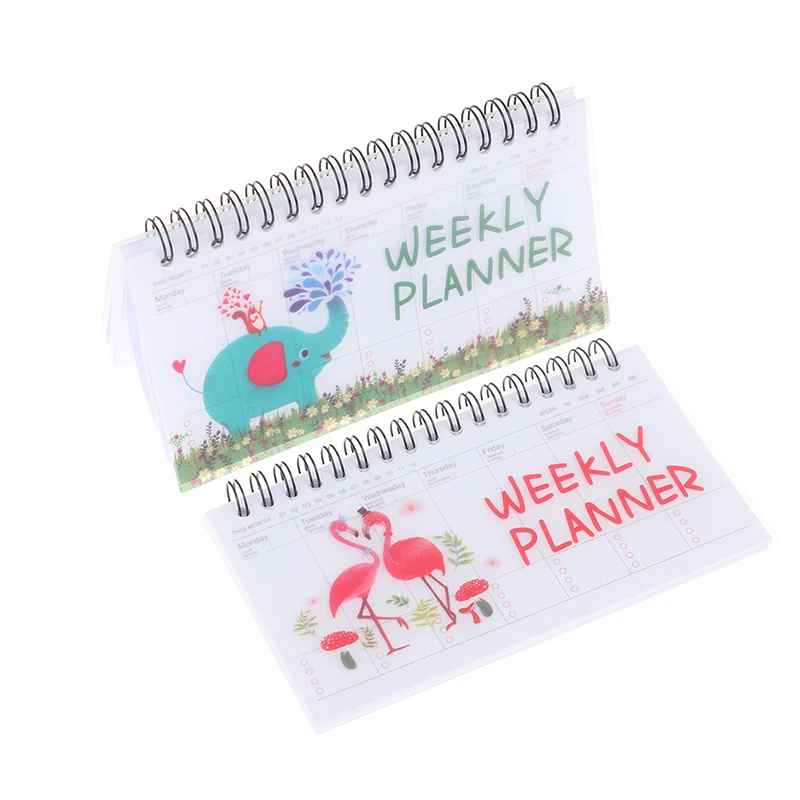 Kawaii Weekly Planner Notebook Journal Agenda Cure Diary Organizer Schedule School Stationary Office Supplies Gift