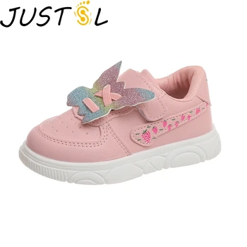 

Autumn New Baby girls Fashion Sneakers Children Sports Running Shoes Kids Soft Bottom Cute Fruit Butterfly Shoes