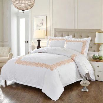 

High quality 100% cotton sateen hotel bed cover sets