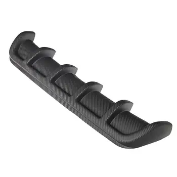 

HiMISS 67cm Universal Car Lower Rear Body ABS Bumper Diffuser Shark Fin Kit Spoiler Carbon Fiber Bumpers