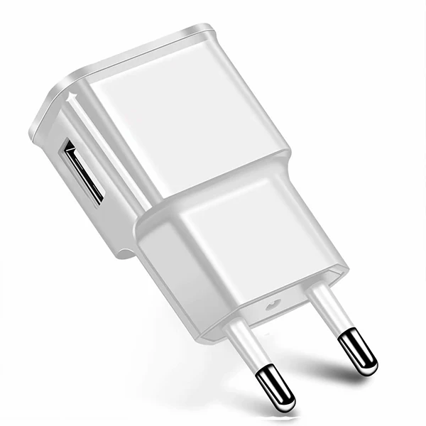 EU Charger White Универсальное быстрое USB зарядное устройство 5 в 2 а штепсельная вилка EU/US для путешествий настенное зарядное устройство для мобильного телефона адаптер для samsung A50 A70 Xiaomi huawei LG type C - Тип штекера: EU Charger White