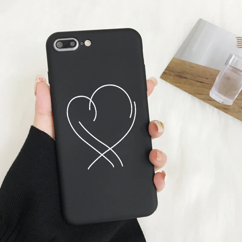 H-6018 Kpop мягкий чехол для телефона силиконовый чехол ярких цветов для iPhone X XR XS MAX 6 7 8 plus 6s для корпуса Apple - Цвет: H-6018