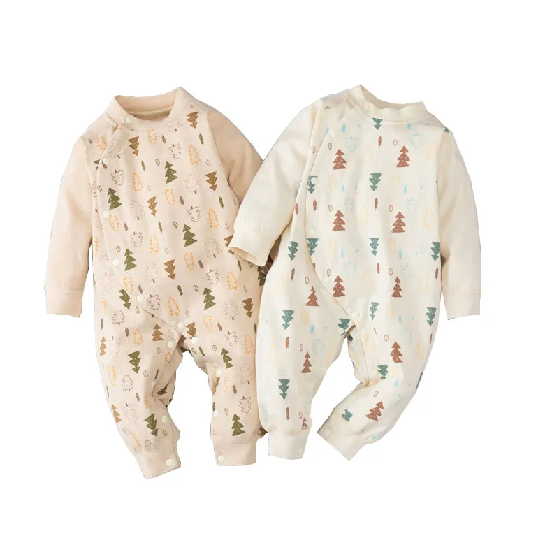 

Baby clothes Infant jumpsuit autumn/winter clothes newborn rompers Organic colored cotton Boy Girl romper pajama romper