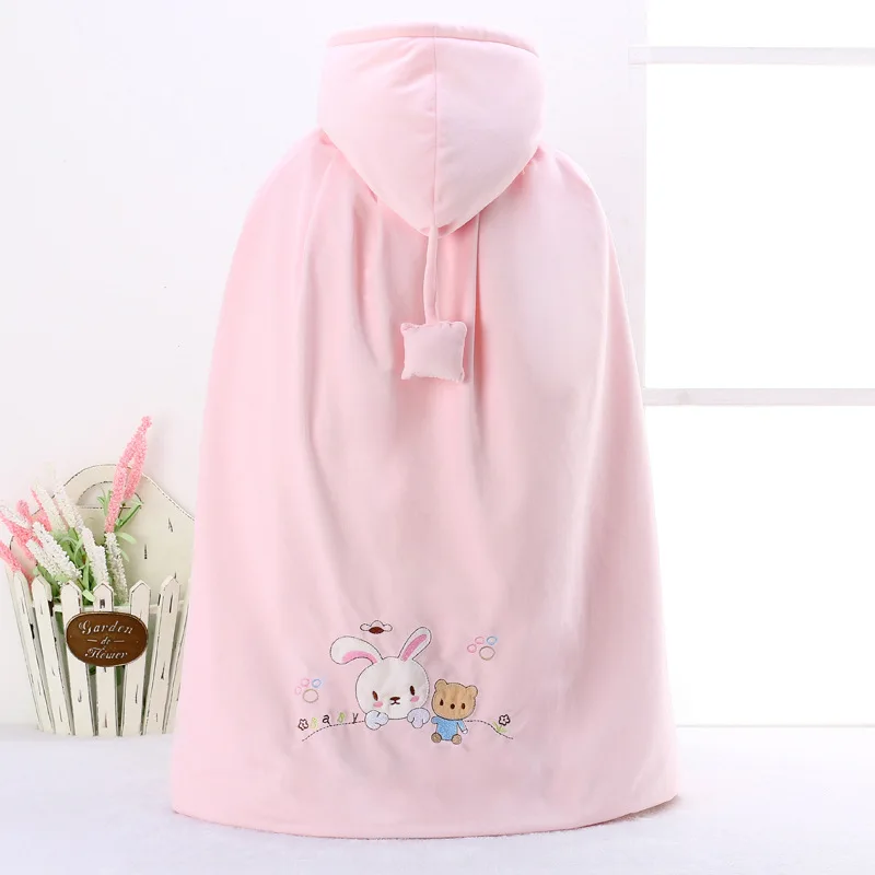 Baby Coats Girl's Smocks Outerwear Velvet Fleece Cloak Mantle Children Poncho Cape Boys Outerwear Newborn Blanket Bathrobe