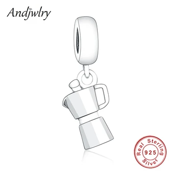 

Fit Original Pandora Charms Bracelets 925 Sterling Silver Thermos Cup Dangle Pendant Charm DIY Jewelry 925 Silver Berloque