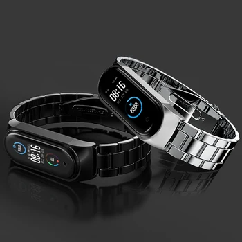 

Suitable Mi Band 5 Strap Smart Watch Strap Wearable Devices for Xiaomi Bracelet 5 Metal Strap Stainless Steel Strap TXTB1