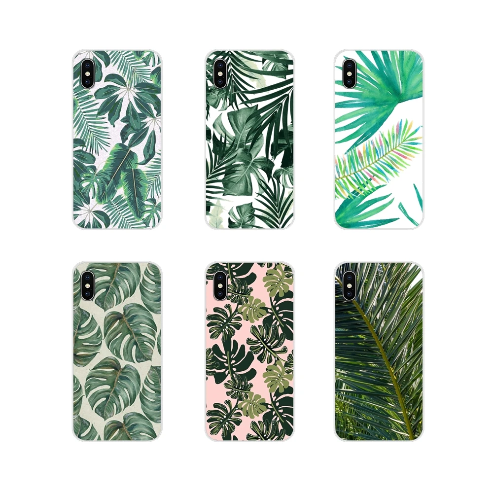 

Palm tree Leaves Plant Flower For Xiaomi Redmi Note 3 4 5 6 7 8 Pro Mi Max Mix 2 3 2S Pocophone F1 Accessories Phone Shell Cases