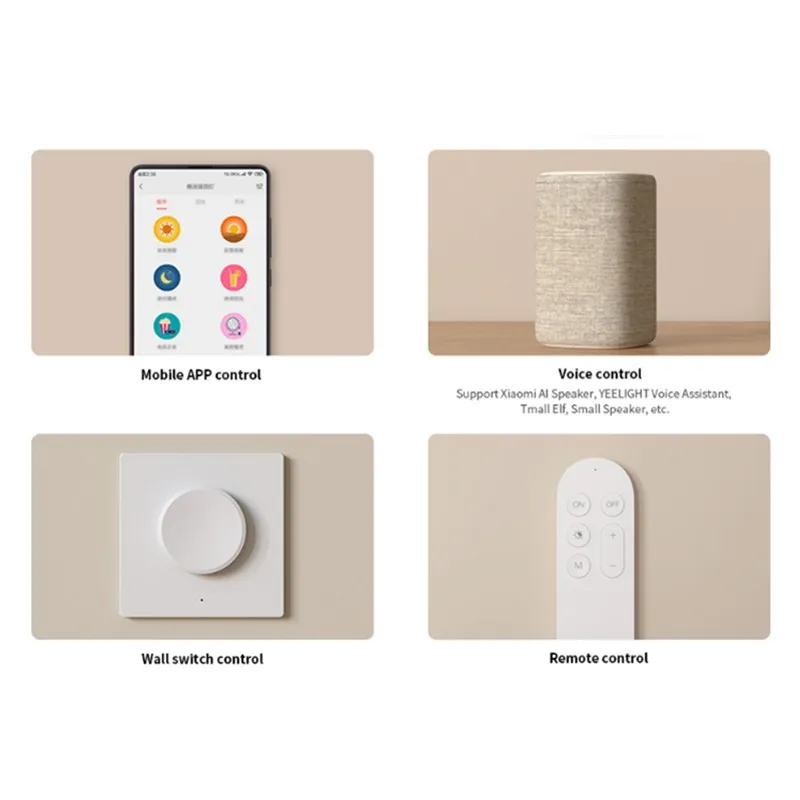  Xiaomi Mijia Yeelight AC220 24W 350x68mm Smart LED Ceiling Light APP Control Dimmable Daylight Algo - 4000129603193