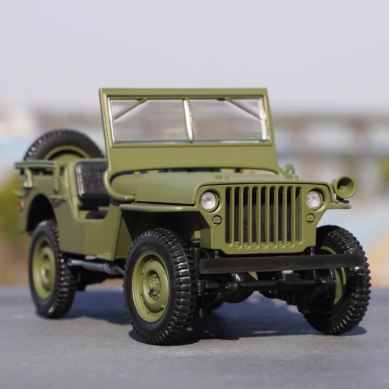 Новинка 1:18 модель автомобиля для детей из литья под давлением в армейском стиле