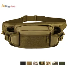 Многофункциональный, большой емкости тактический военный спортивный водонепроницаемая поясная сумка походная Сумка для бега Fanny комплект для мобильного телефона портмоне