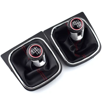 

5 6 Speed Car Styling Manual Gear Shift Knob Lever Stick Pen For V-W Volkswagen Golf 5/6 MK5/6 Scirocco(2009) Octavia