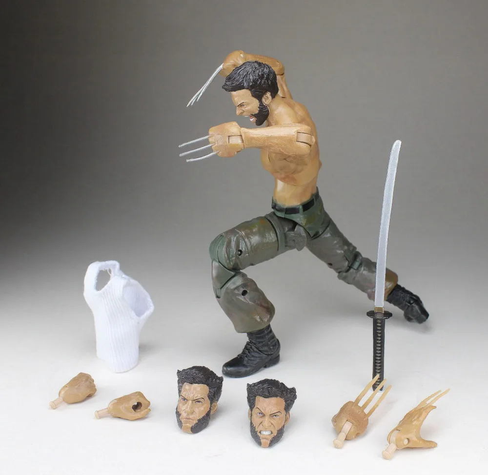 

Marvel Diamond Select Wolverine Movie Logan 7" Action Figure Loose