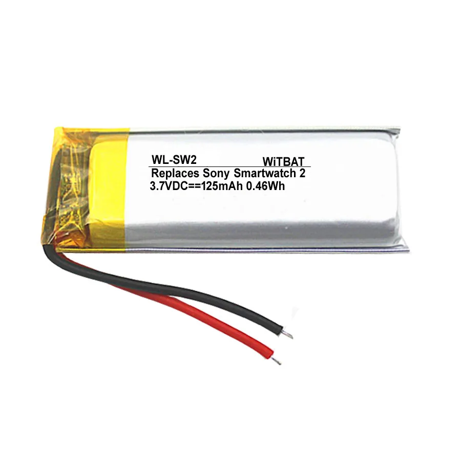 

ZHUJI 125mAh Battery for Sony Smartwatch 2,SW2, RD-0050,AHB412033PS