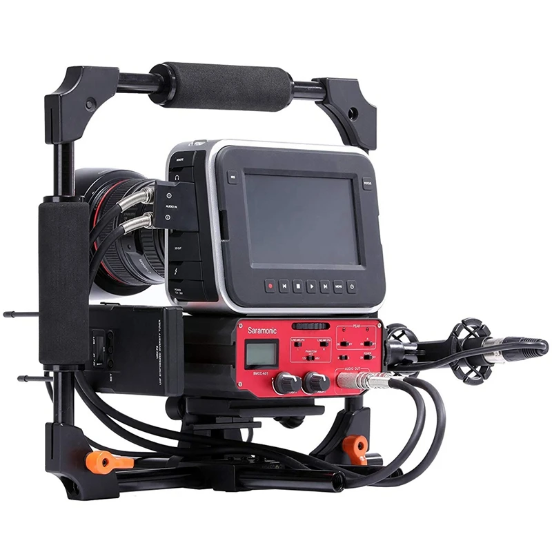 RISE-Saramonic Bmcc-A01 камера Универсальный микрофонный аудио адаптер микшер Профессиональный для камера blackmagic Cinema
