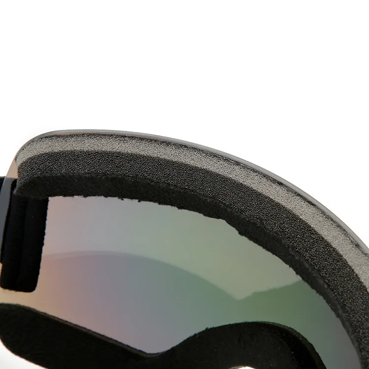Сверхлегкие черные большие сферические уличные лыжные очки ветрозащитные УФ-защитные противотуманные унисекс Зимние очки для сноубординга