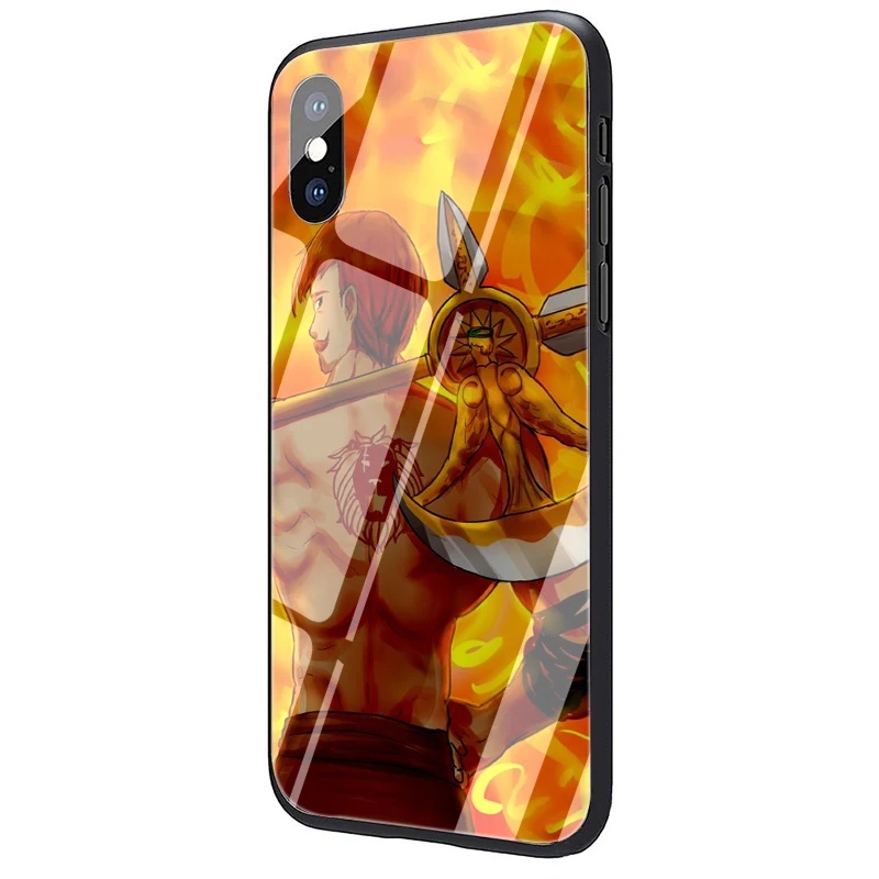 Чехол для телефона EWAU The Seven Deadly Sins из закаленного стекла для iPhone 5 5S SE 6 6s 7 8 Plus X XR XS 11 pro Max - Цвет: G6