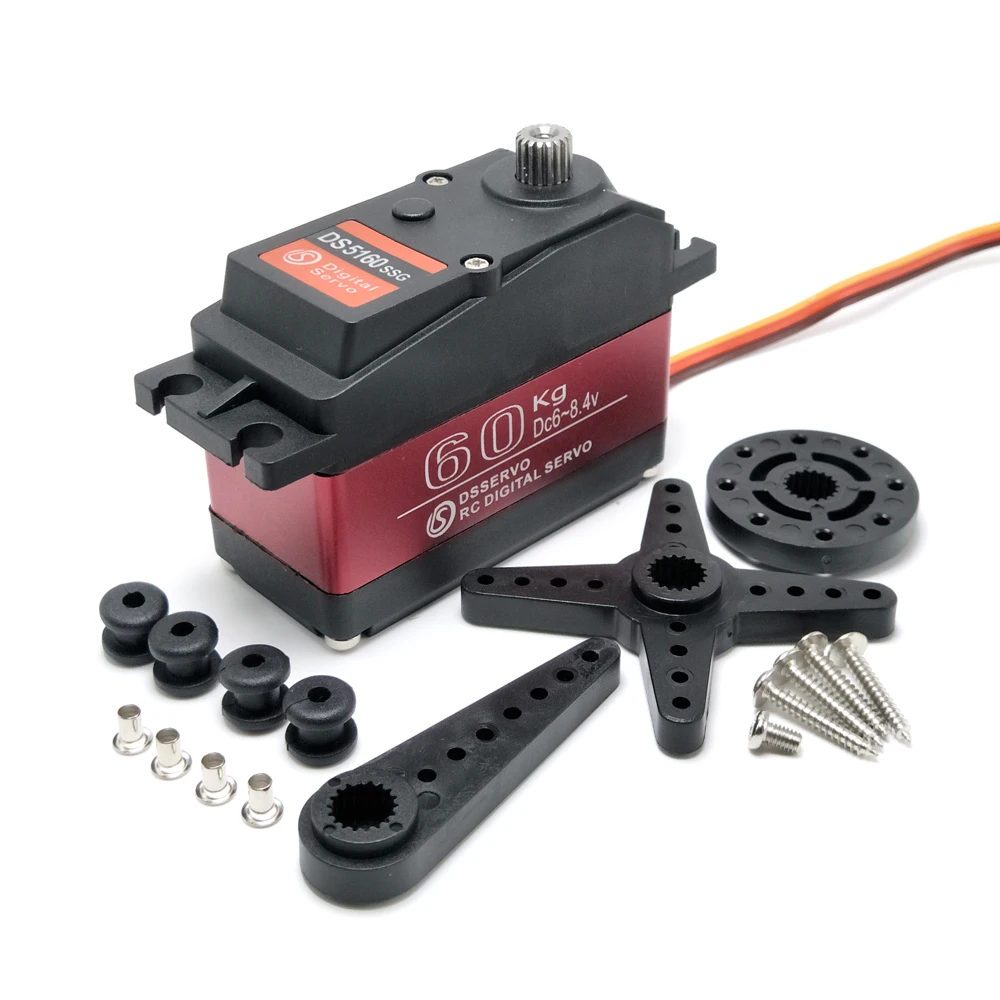 180 ° RUIZHI 1 PCS 60KG RC Digital Servo DS5160 Metal Gear Coppia Elevata Impermeabileper High Torque Servo per 1/5 Redcat HPI Baja 5B SS RC Auto compatibile SAVOX-0236 LOSI XL 5T 180 ° RUIZHI 1 PCS 60KG RC Digital Servo DS5160 Metal Gear Coppia Elevata Impermeabileper High Torque Servo per 1/5 Redcat HPI Baja 5B SS RC Auto compatibile SAVOX-0236 LOSI XL 5T