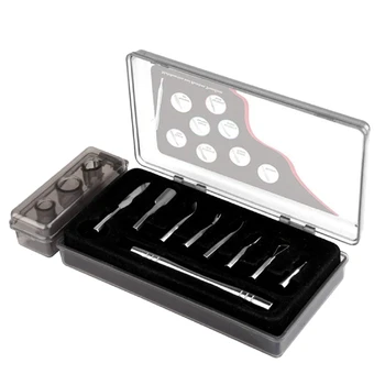 

8 in 1 Nail Clipper Set Manicure and Pedicure Kit for Fingernail and Toenail with Portable Travel Case Stainless Steel Manicure