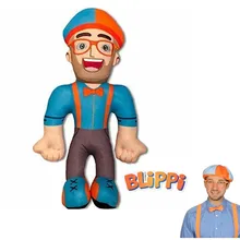 33 см Blippi плюшевая мягкая набивная кукла, игрушка, обучающая плюшевые игрушки из мультфильмов, кукла, обучающая детей, подарок на Рождество, день рождения