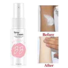 Горячий Профессиональный спрей BB Осветляющий крем консилер, база под макияж длительная отбеливающая основа для лица ленивая косметика для красоты
