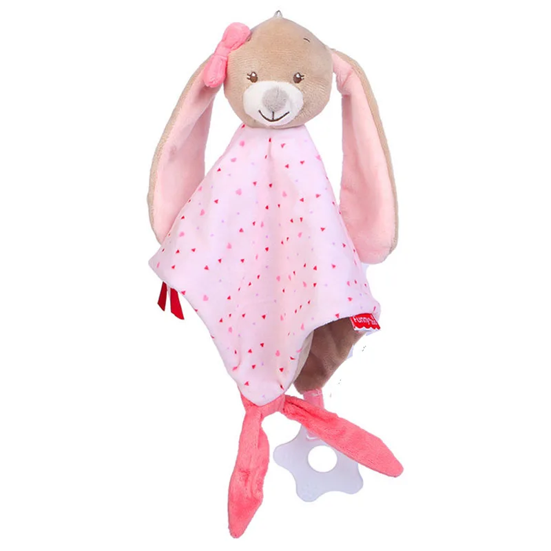 Baby Animal Toy Soothe Appease Towel For Baby Boy Girl Sleeping Toy Baby Plush Toys Cartoon Newborn Soothing Towel Baby Plush To