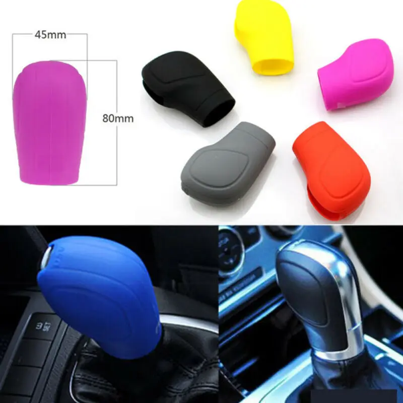 

Silicone Shift Gear Knob Stick Cover For Golf 6 7 Passat Jetta CC Touran Gear Shift Collars