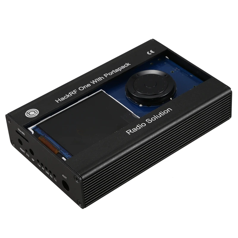JABS новая версия PORTAPACK для HACKRF ONE 0.5Ppm TCXO часы металлический чехол SDR программное