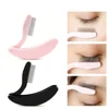 Folding Eyelash Separator Comb With Stainless Steel Teeth For Lashes Brows Portable Curved Eyebrow Comb Girls Makeup Tool 1