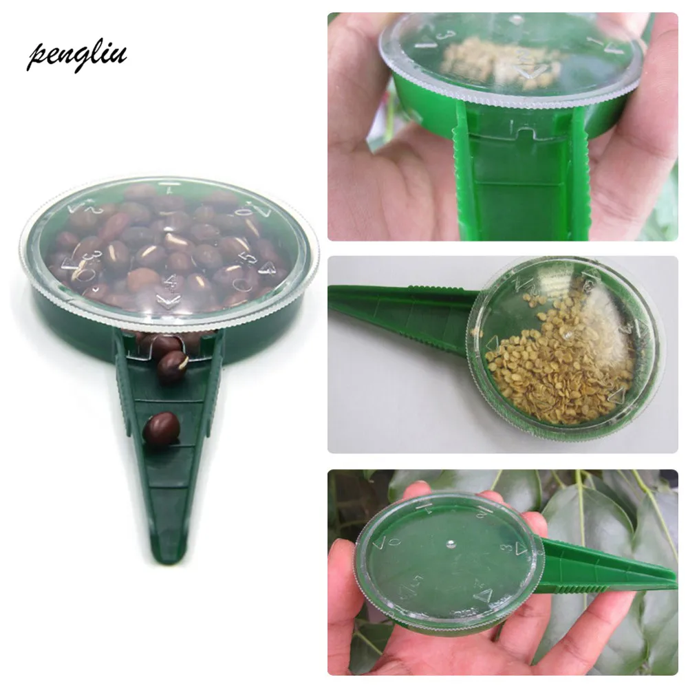 

Planter seeder Garden Plant Seed Dispenser Sower Planter Seed Dial 5 In 1 Adjustable Size Disseminator Sower Planter Starter