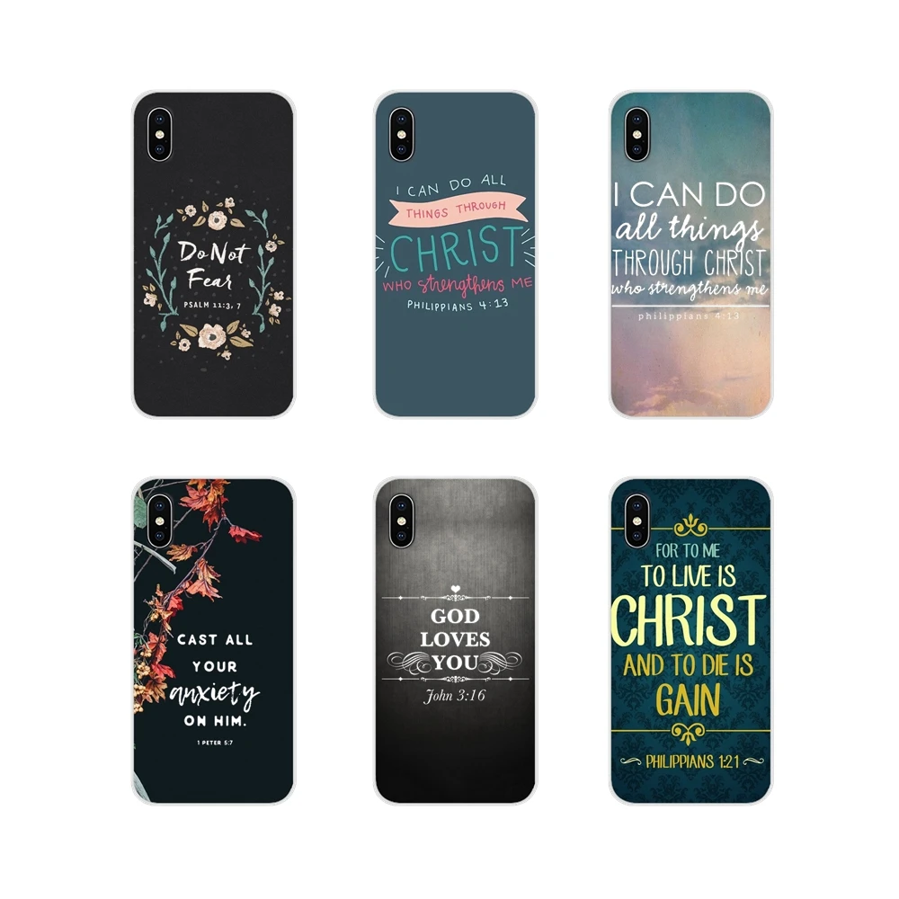 Bible Philippians Jesus Christ Christian TPU Cover Bag For Samsung Galaxy J1 J2 J3 J4 J5 J6 J7 J8 Plus 2018 Prime 2015 2016 2017 | Мобильные