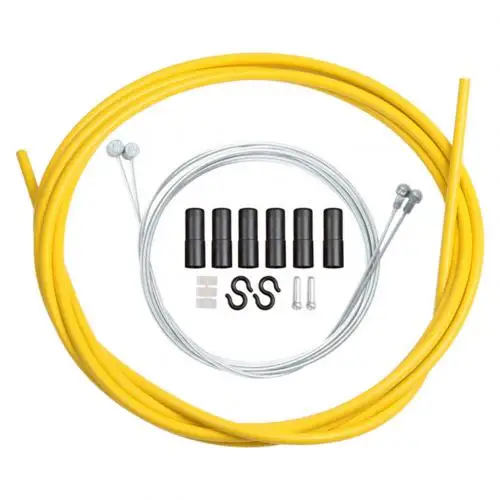 Yellow Shift Cable Универсальный MTB горный велосипед тормоз для дорожного велосипеда кабель переключения провода трубки аксессуар - Цвет: Yellow Shift Cable