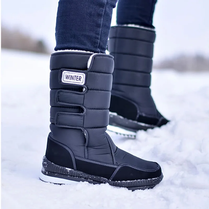 Winter Women Boots Waterproof Snow Boots Platform Shoes Female Thick Plush Warm Ankle For Woman Winter Shoes Non-slip