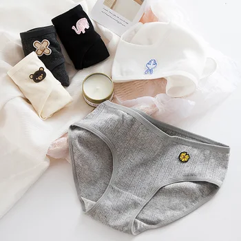 

3Pcs/lot Breathable Underpants Cotton Women Underwear Girls Ladies Panties Thin Lingerie Sexy Briefs TWY 1001