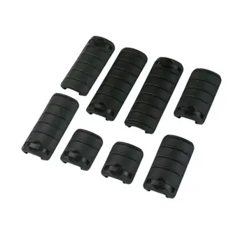 

Tactical 8pcs Rail Panel Cover Grip Handguard Protector Rail Picatinny Weaver For 20mm Rail Y5V4