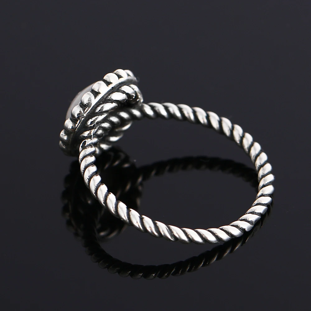 Nasiya дизайн 7 мм натуральный лунный камень кольцо 925 пробы серебряные украшения для женщин Коктейльная вечеринка подарок на день рождения