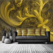 Пользовательские обои фрески мода красивая спальня гостиная стена-водонепроницаемый материал