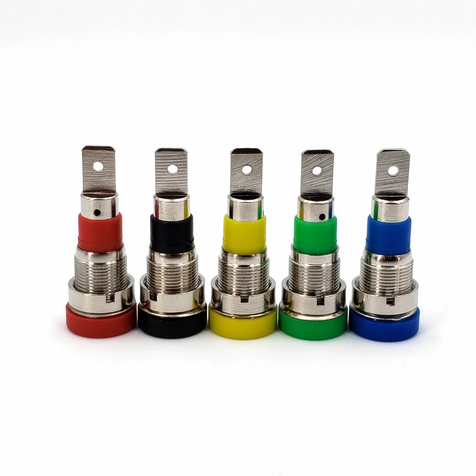 10 шт латунный 4 мм разъем типа банан с гнездовым штекером|connector 4mm|connector socketconnector