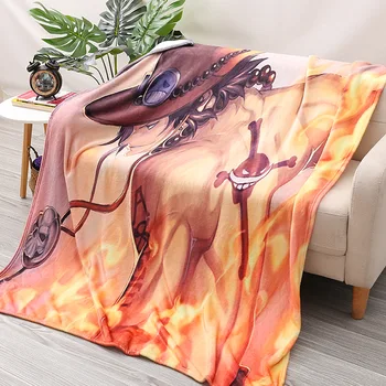 

BEST.WENSD Drop Shipping Anime Cartoon Double Sherpa Blanket Fleece Blanket Adult Children Kids Blanket Portable Travel Blanket