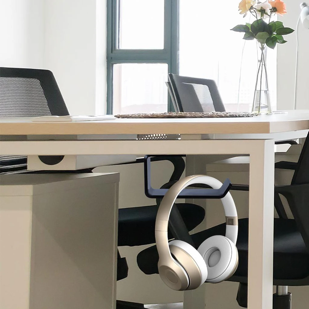 Headphone Under Desk Bracket Mount Holder Stand Universal Headphone Holder Hook Headphone Under Desk Bracket Mount Holder Stand Universal Headphone Holder Hook