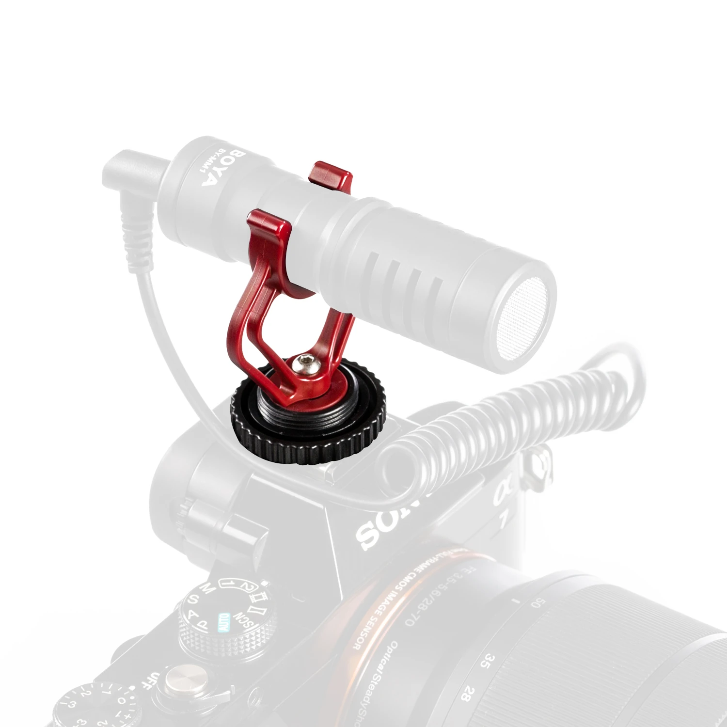 BOYA Mic Mount Brackets Shockmount Reduce Shaking for GoPro Zoom Recorder BY-MM1 BY-PV1000 PVM1000L Cardioid Shotgun Microphone