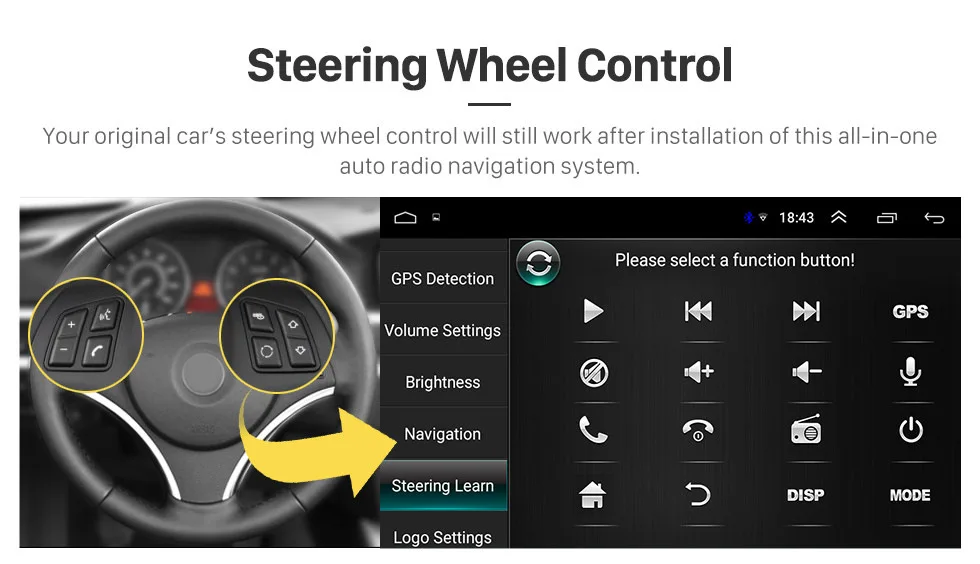 Автомобильный gps Авторадио HD сенсорный экран автомобильное радио аудио 6," Android 8,1 для peugeot 206 2000- AUX wifi Поддержка Carplay DAB