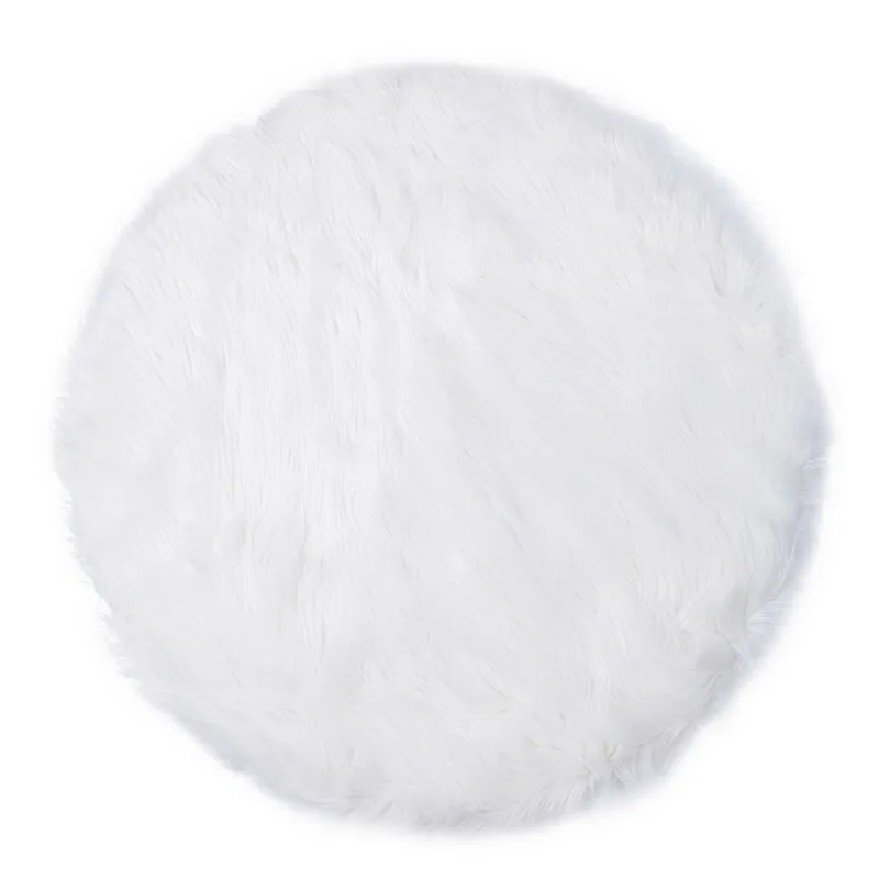 Fur Artificial Washable Bedroom Faux Mat Sheepskin Plain Fluffy Rugs Hairy Carpet Living Room Bedroom Rugs - Цвет: B1 60cm