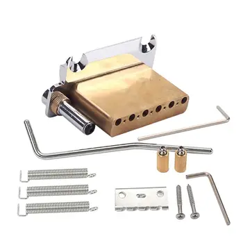 

Electric Guitar Tremolo System Brass Bridge Saddles