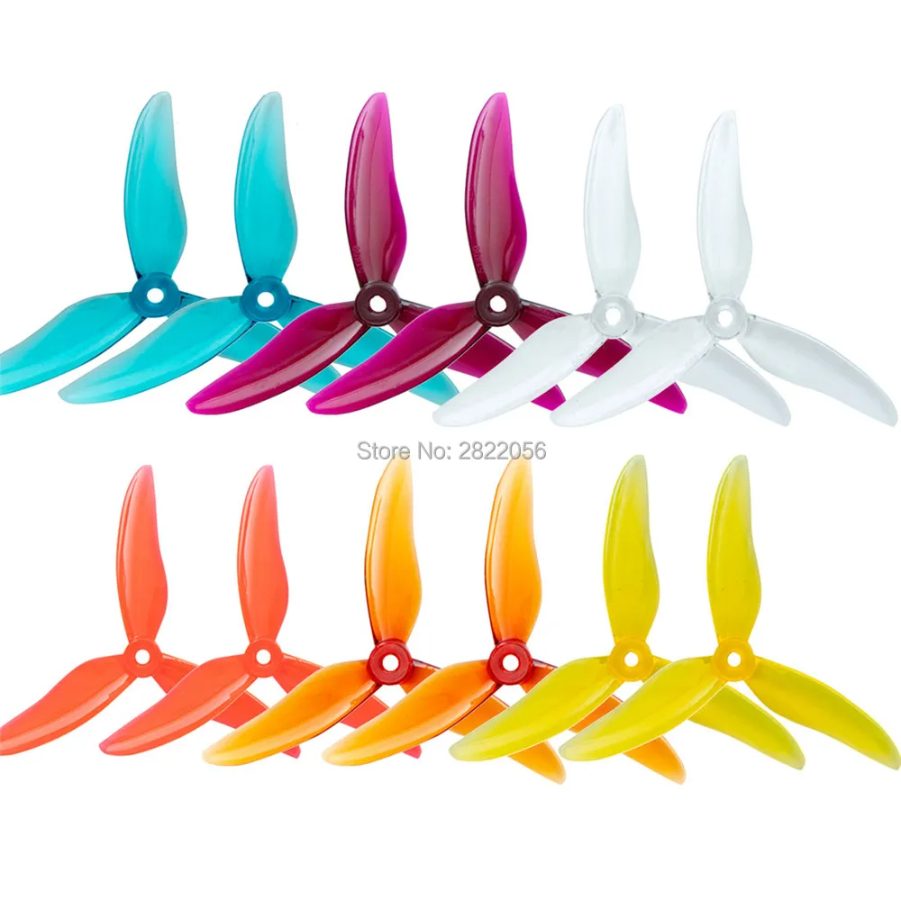 4PCS/ 2Pairs Gemfan Hurricane 51499 5 Inch 3-Blade Propeller for RC Drone FPV Racing Freestyle 2207 2306 Motor Nazgul5 LAL5 1 4PCS/ 2Pairs Gemfan Hurricane 51499 5 Inch 3-Blade Propeller for RC Drone FPV Racing Freestyle 2207 2306 Motor Nazgul5 LAL5