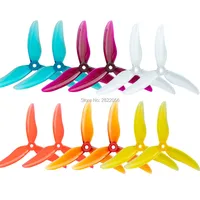 4PCS/ 2Pairs Gemfan Hurricane 51499 5 Inch 3-Blade Propeller for RC Drone FPV Racing Freestyle 2207 2306 Motor Nazgul5 LAL5 1