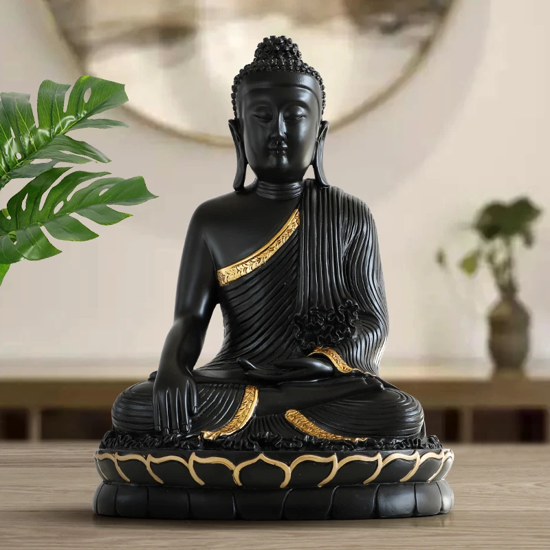 Resin Statuette bouddha large Buddha decor home decor Buddha statue home decoration accessories for living room Buddha figurine Resin Statuette bouddha large Buddha decor home decor Buddha statue home decoration accessories for living room Buddha figurine